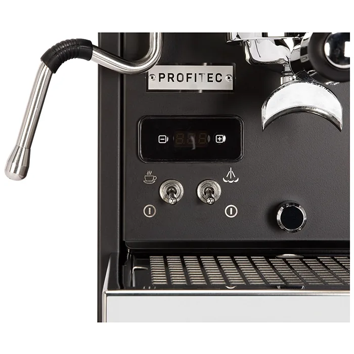 An internal view or diagram of the Profitec Pro 300 Espresso Machine Black, highlighting its dual boilers and copper/stainless steel lines