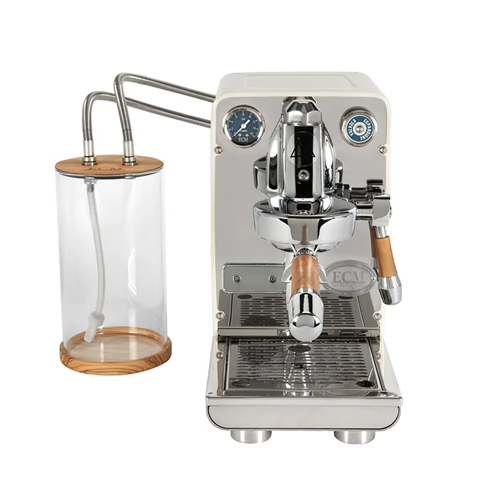 ECM Puristika Espresso Machine with external glass water tank