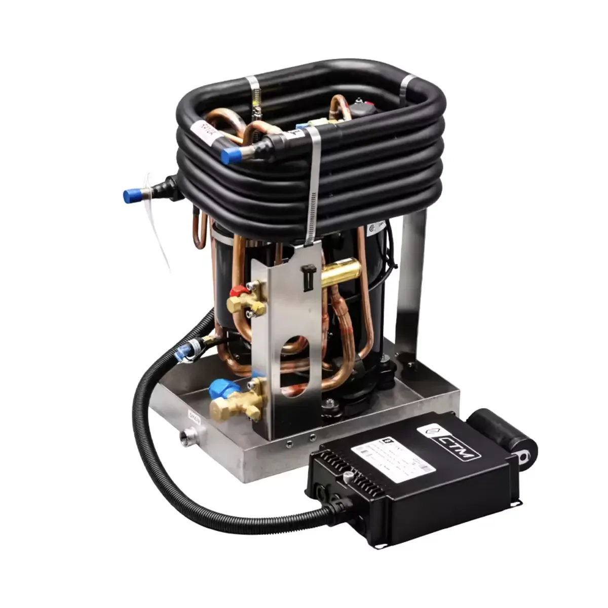 CTM 36000 BTU 230V marine condensing unit with R410A and titanium coils