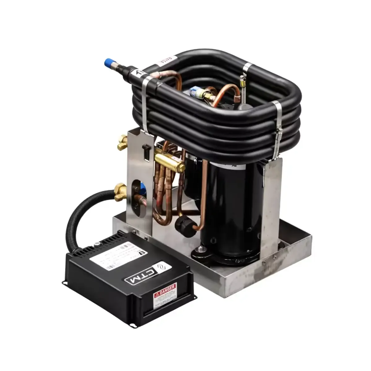 CTM 24000 BTU 230V marine condensing unit with titanium coils