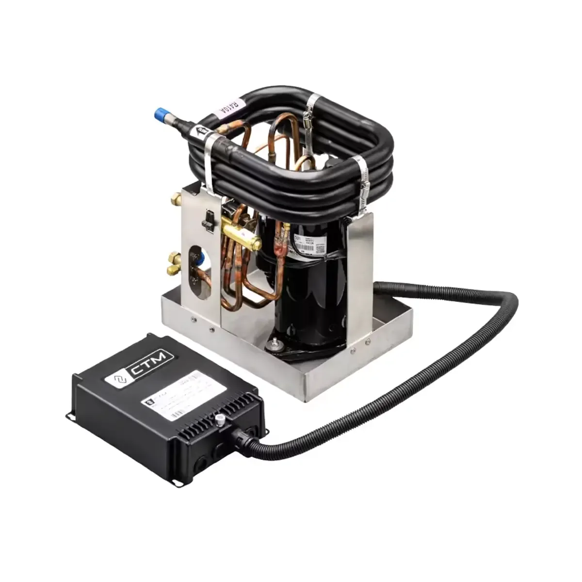 CTM 10000 BTU 230V marine condensing unit with titanium coils