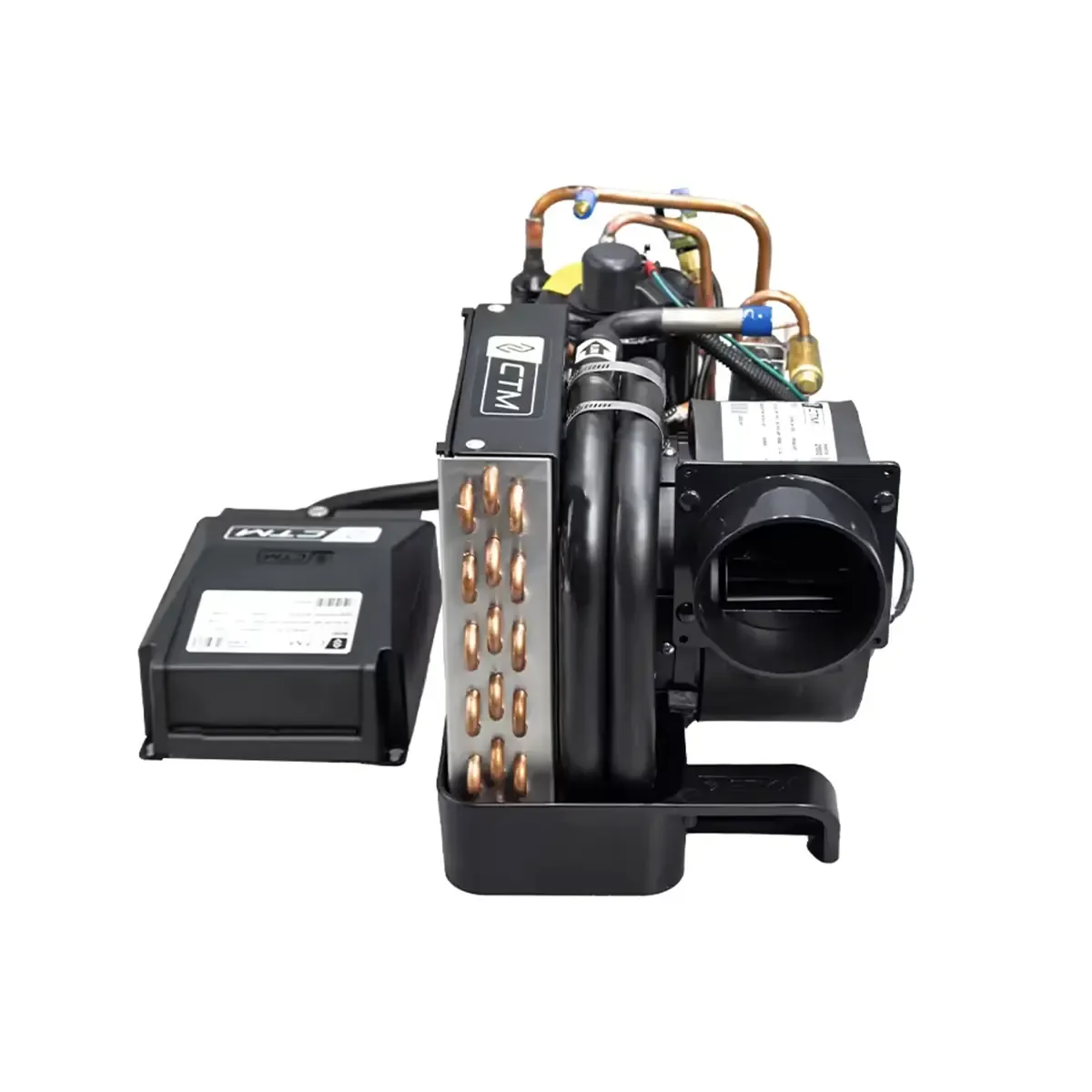 CTM 6000 BTU marine AC unit with stainless steel frame base