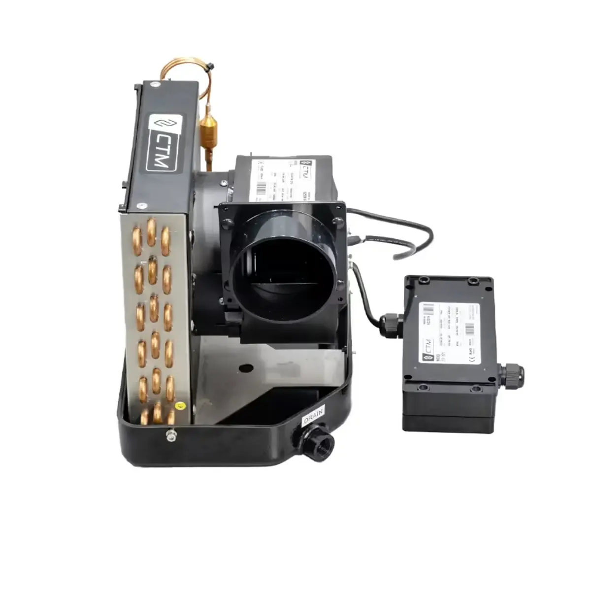 CTM 8000 BTU 230V marine air handler with stainless steel pan