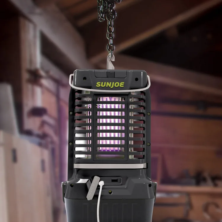 Restored Sun Joe 24V-BZ100-LTE | 24V Cordless Indoor/Outdoor Bug Zapper Kit | 1-Acre Coverage | W/ 2.0-Ah Battery + Charger (Open Box)