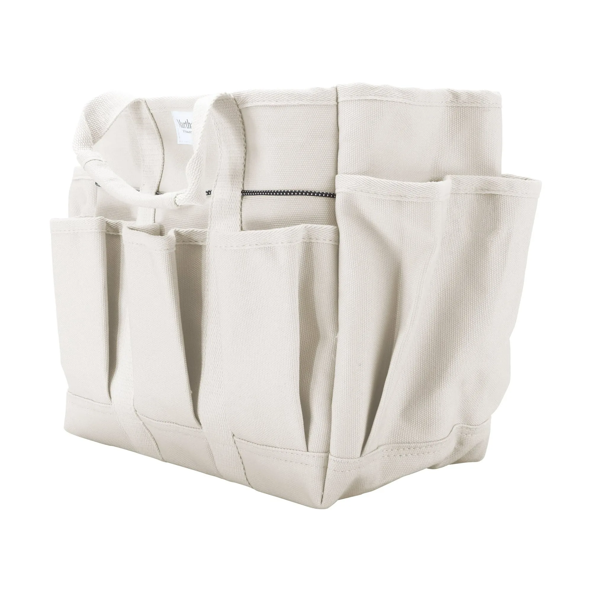 Restored Martha Stewart MTS-CNVBG-MBK Heavy-Duty Canvas Garden Bag (Black) (Refurbished)