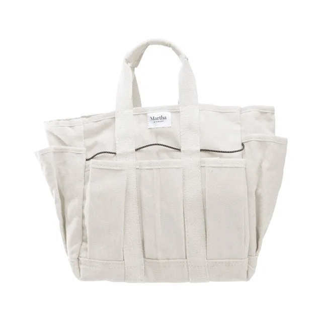 Restored Martha Stewart MTS-CNVBG-MBK Heavy-Duty Canvas Garden Bag (Black) (Refurbished)