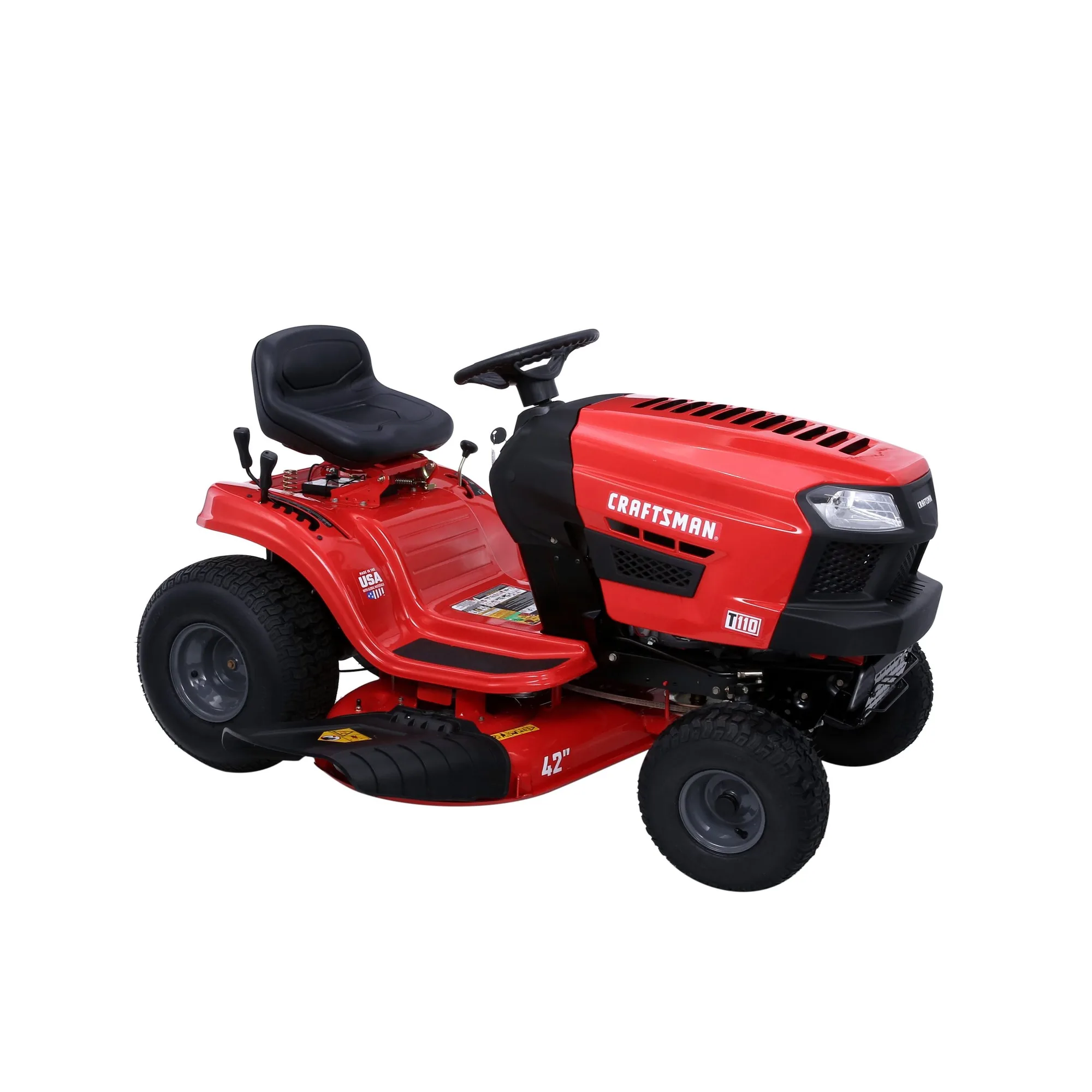 Craftsman T110 | 42" Riding Mower | 17.5 HP Briggs & Stratton Engine | 7-Speed Transmission
