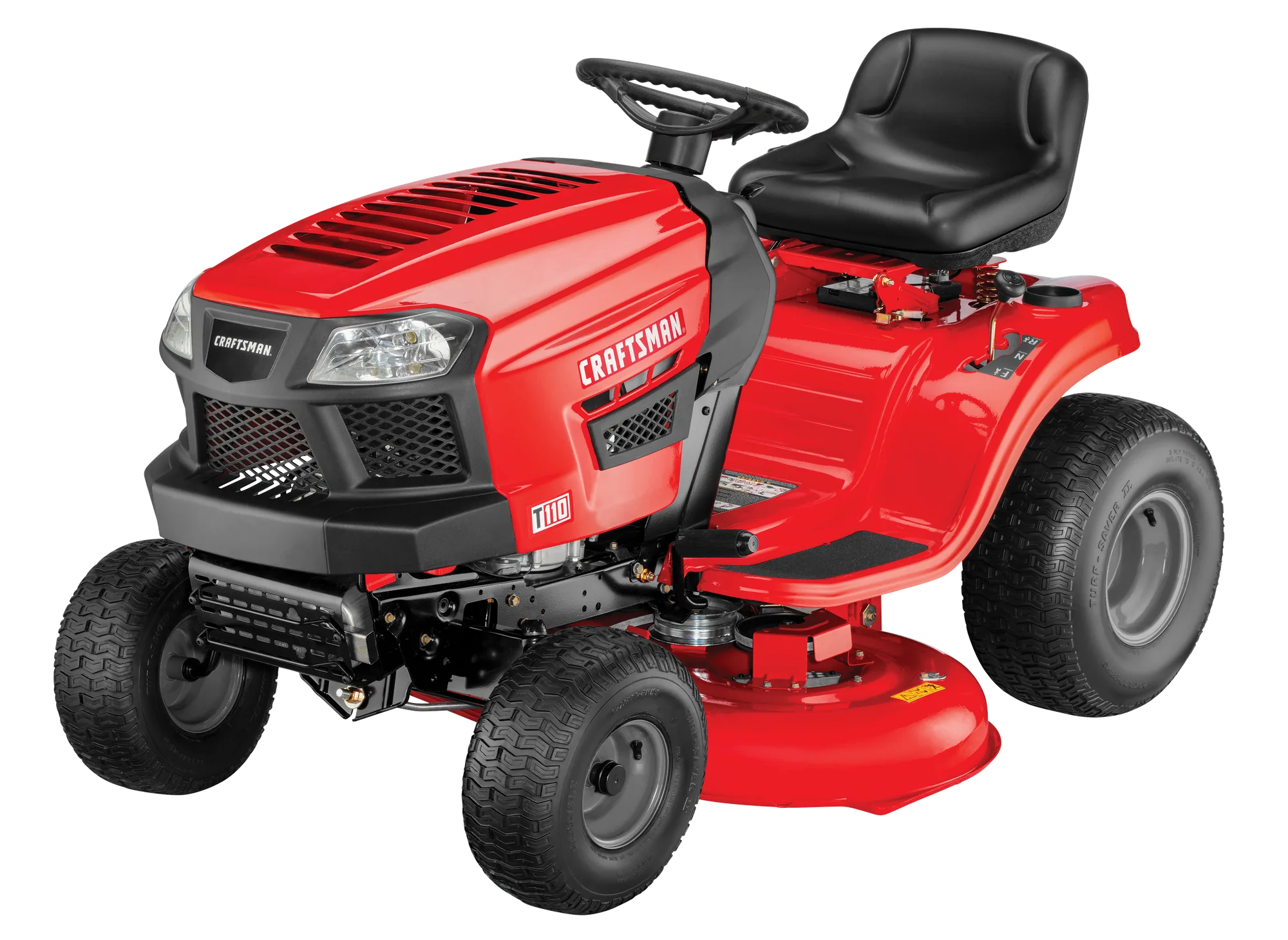 Craftsman T110 | 42" Riding Mower | 17.5 HP Briggs & Stratton Engine | 7-Speed Transmission
