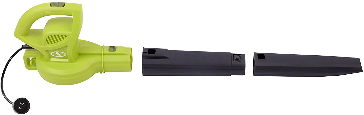 Sun Joe SBJ597E | 6-Amp 155 MPH Electric Leaf Blower | COLOR MAY VARY (Refurbished) | IN-STORE EXCLUSIVE