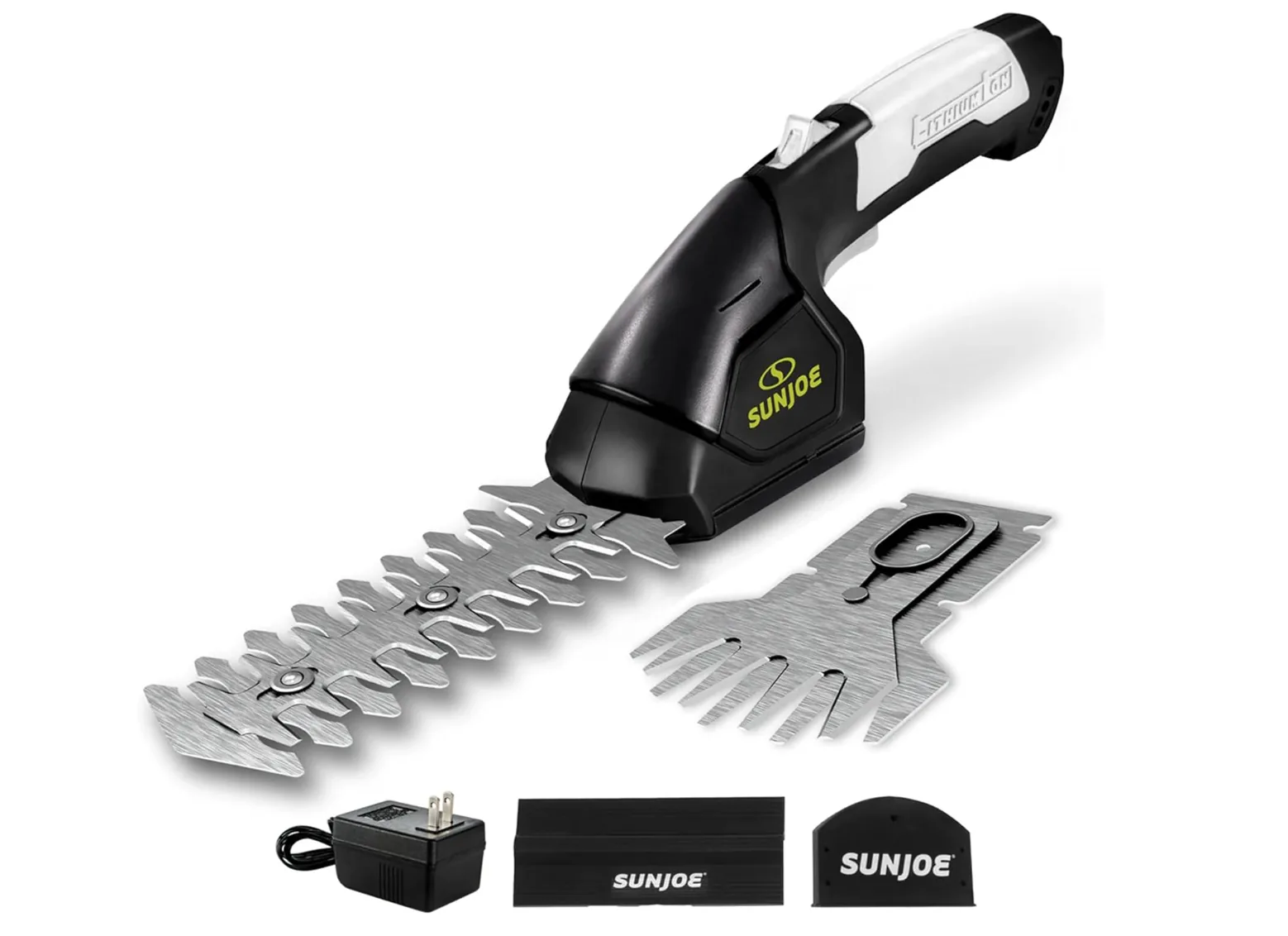 Restored Sun Joe HJ604C 7.2-Volt 2-in-1 1250-RPM Cordless Grass Shear / Shrubber Handheld Trimmer, Rechargeable On-board Lithium-Ion Battery and Charger Included (Refurbished)