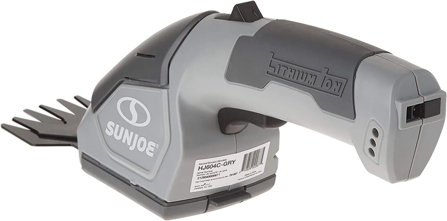 Restored Sun Joe HJ604C 7.2-Volt 2-in-1 1250-RPM Cordless Grass Shear / Shrubber Handheld Trimmer, Rechargeable On-board Lithium-Ion Battery and Charger Included (Refurbished)