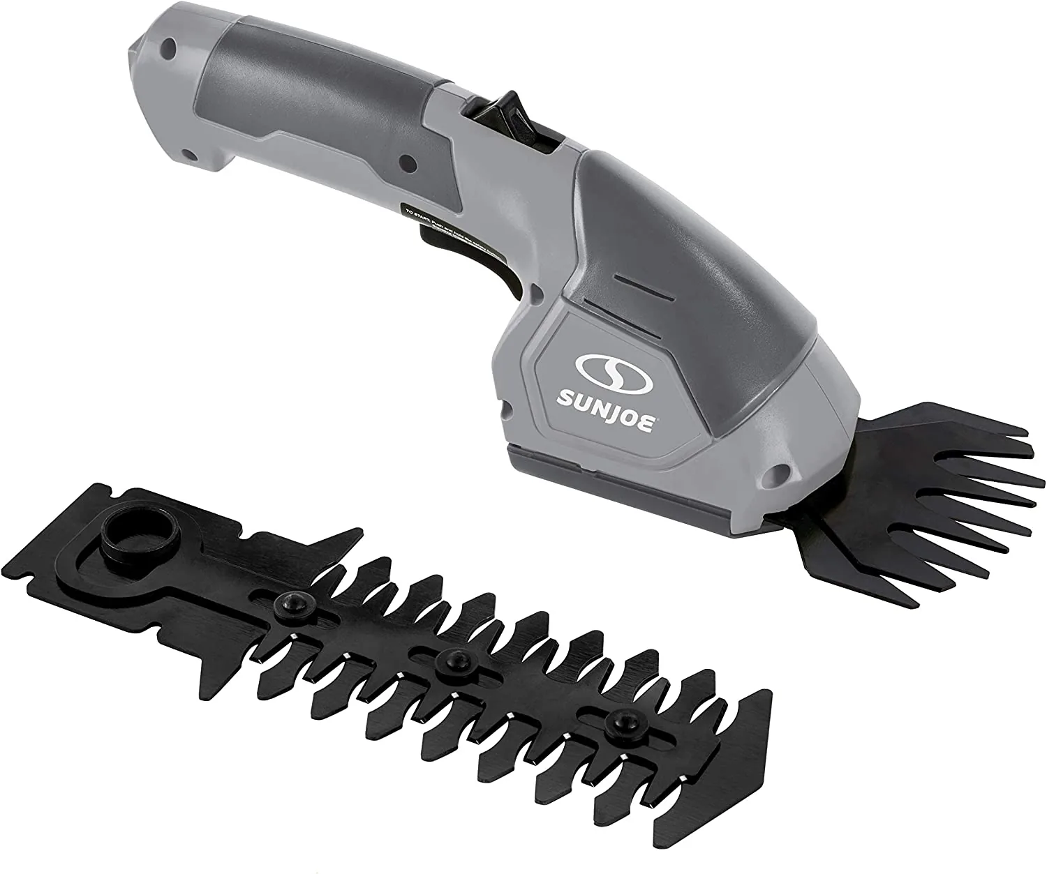 Restored Sun Joe HJ604C 7.2-Volt 2-in-1 1250-RPM Cordless Grass Shear / Shrubber Handheld Trimmer, Rechargeable On-board Lithium-Ion Battery and Charger Included (Refurbished)