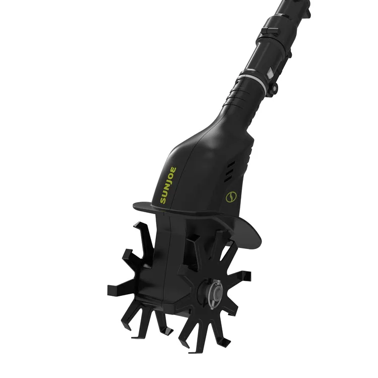 Restored Sun Joe 24V-TLR-LTE | 24V Cordless Garden Tiller + Cultivator Kit | W/ 2.0-Ah Battery and Charger (Refurbished)