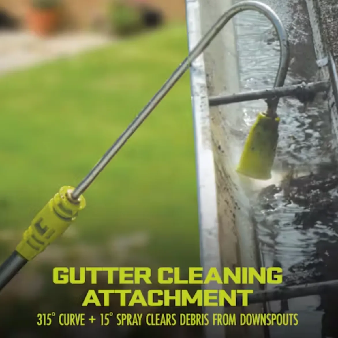 Sun Joe SPX-HCS-MAX Cleaning System | For SPX Pressure Washers | W/ Turbo Nozzle, Splashguard, Extension Wand, Gutter Cleaner & More (Refurbished)