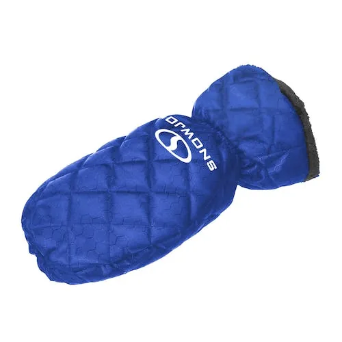 Snow Joe SJEG02M | Polar Fleece Lined Mitt With Built-In Ice Scraper | Waterproof | Heavy-Duty Ice Scraper