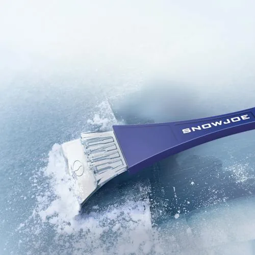 Snow Joe SJEG02M | Polar Fleece Lined Mitt With Built-In Ice Scraper | Waterproof | Heavy-Duty Ice Scraper