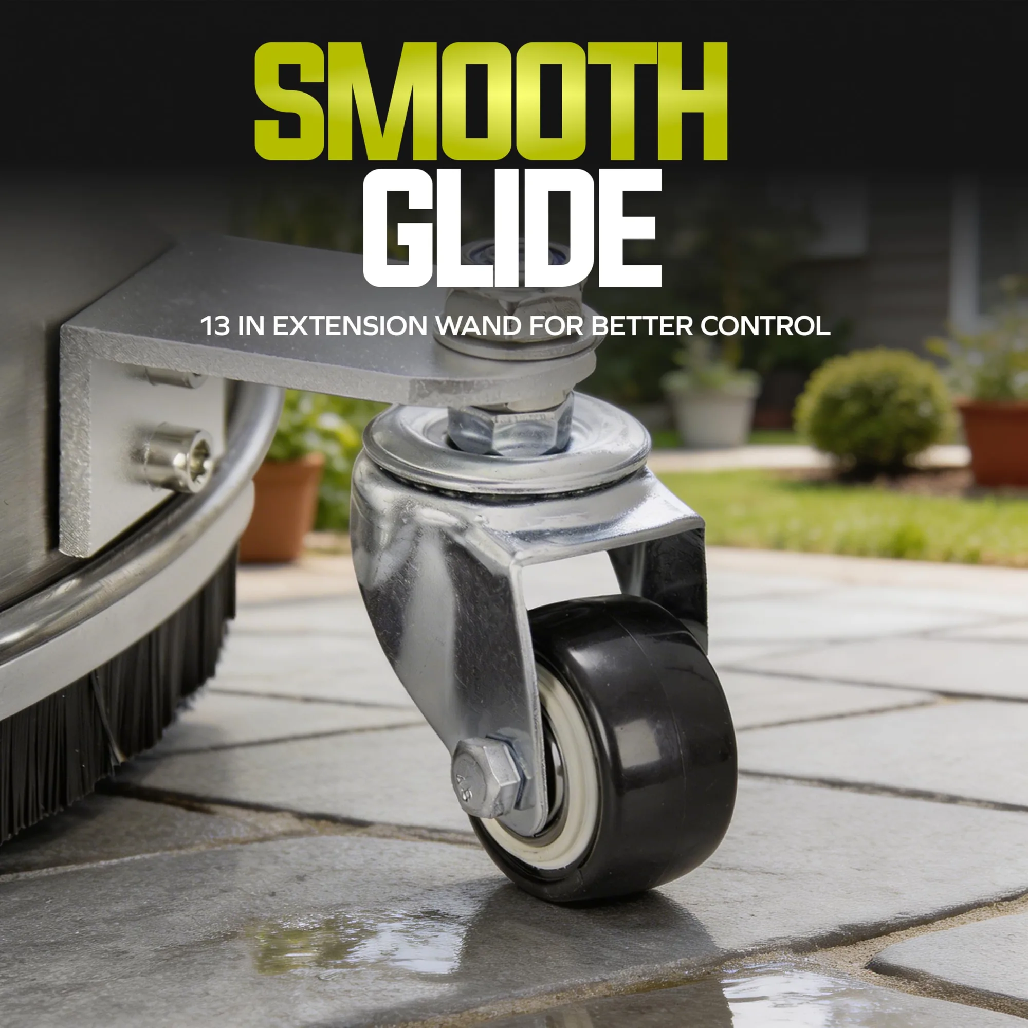 Restored Sun Joe 13-Inch Universal Surface Cleaner Pressure Washer Attachment | 4000 PSI | 4.0 GPM Flow Rate | SPX-SC14 (Refurbished)
