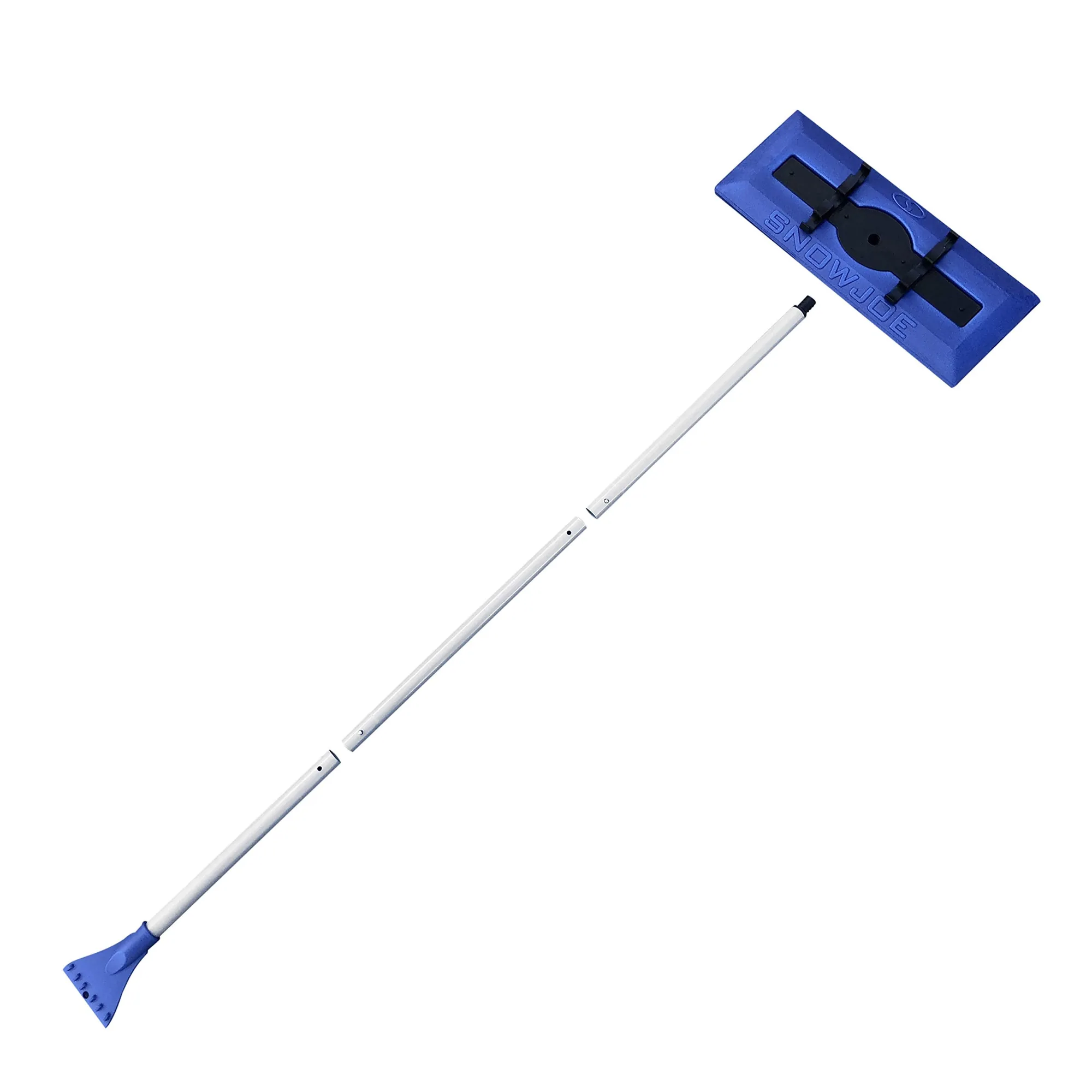 SD Snow Joe SJBLZD The Original 2-In-1 Telescoping Snow Broom + Ice Scraper | w/ 18-Inch No-Scratch Foam Head, Closed Cell Foam for No Water Absorption