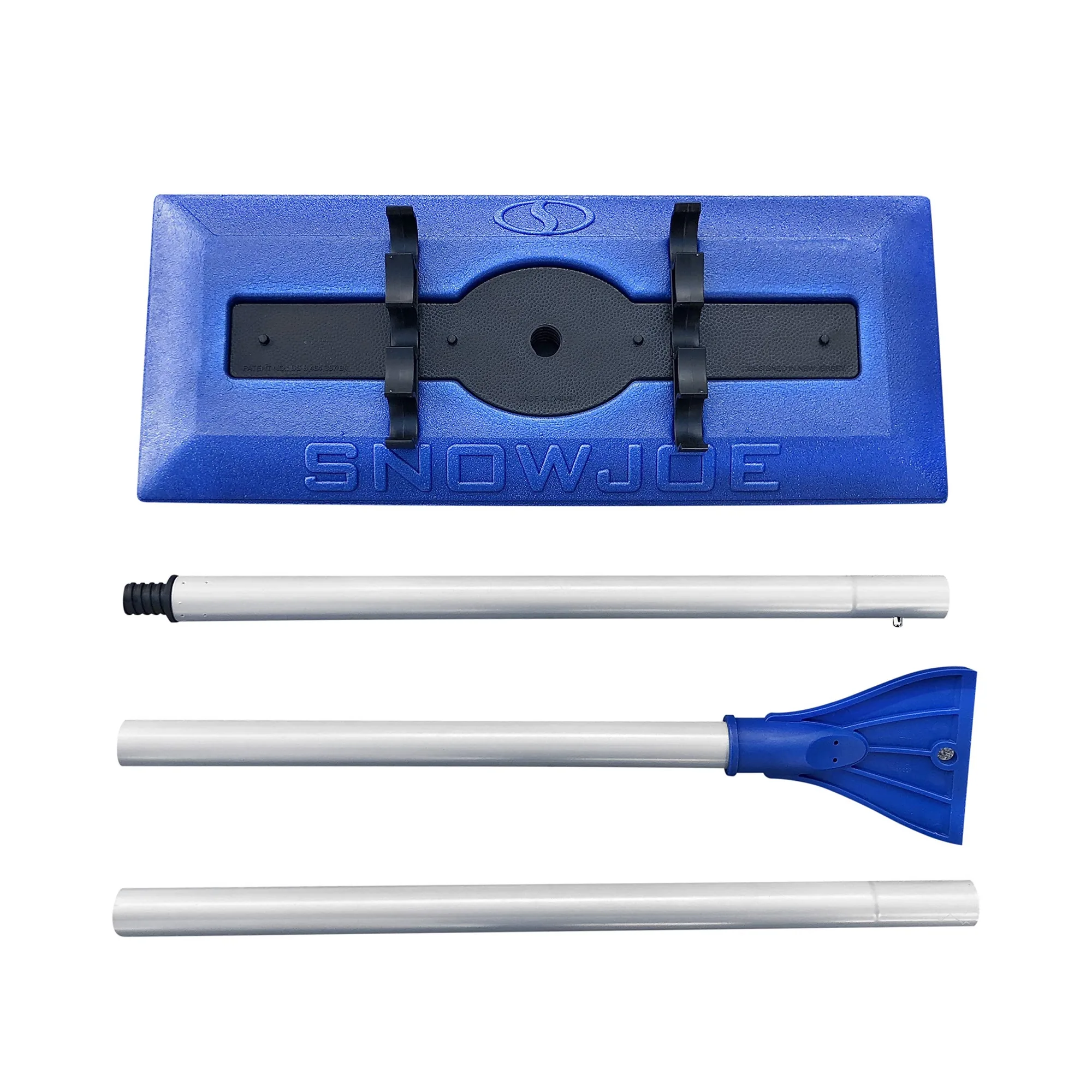SD Snow Joe SJBLZD The Original 2-In-1 Telescoping Snow Broom + Ice Scraper | w/ 18-Inch No-Scratch Foam Head, Closed Cell Foam for No Water Absorption