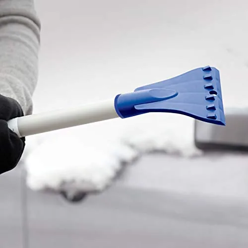 SD Snow Joe SJBLZD The Original 2-In-1 Telescoping Snow Broom + Ice Scraper | w/ 18-Inch No-Scratch Foam Head, Closed Cell Foam for No Water Absorption