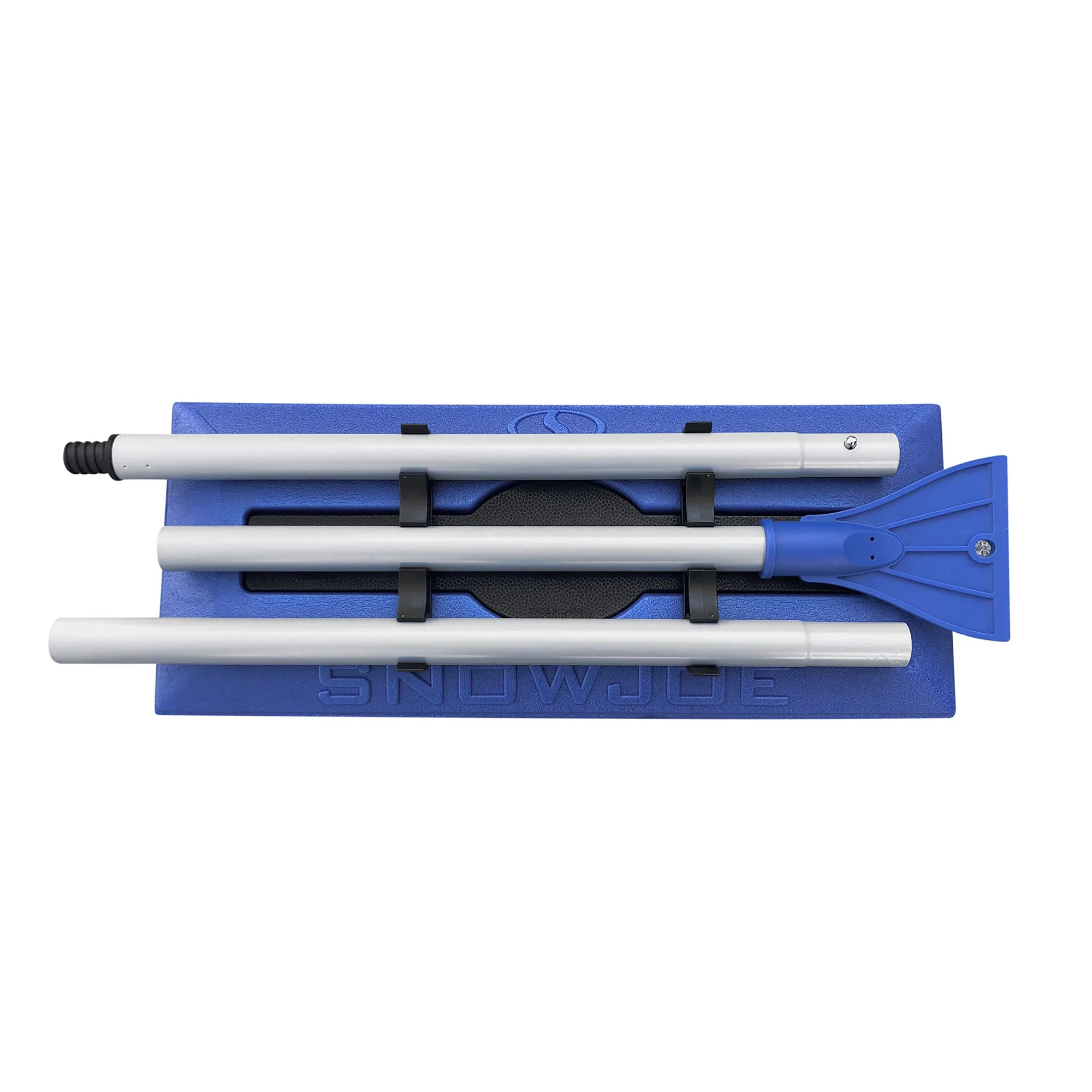 SD Snow Joe SJBLZD The Original 2-In-1 Telescoping Snow Broom + Ice Scraper | w/ 18-Inch No-Scratch Foam Head, Closed Cell Foam for No Water Absorption