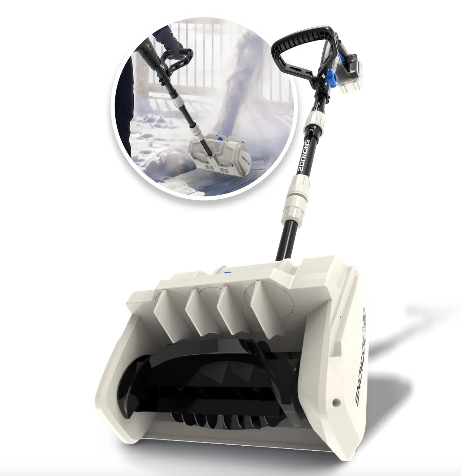 Snow Joe 20-Volt Cordless Snow Shovel Kit | Directional Chute | Brushless Motor | W/ 4.0-Ah Battery + Charger (Refurbished) | In-Store Exclusive