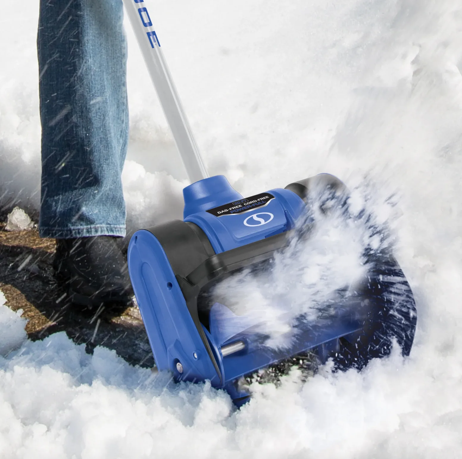 Snow Joe 24V-SS12-HT | 24V Cordless Snow Shovel Bundle | W/ 4.0-Ah Battery, Charger, Cover, and Ice Scraper Glove (Refurbished) | In-Store Exclusive