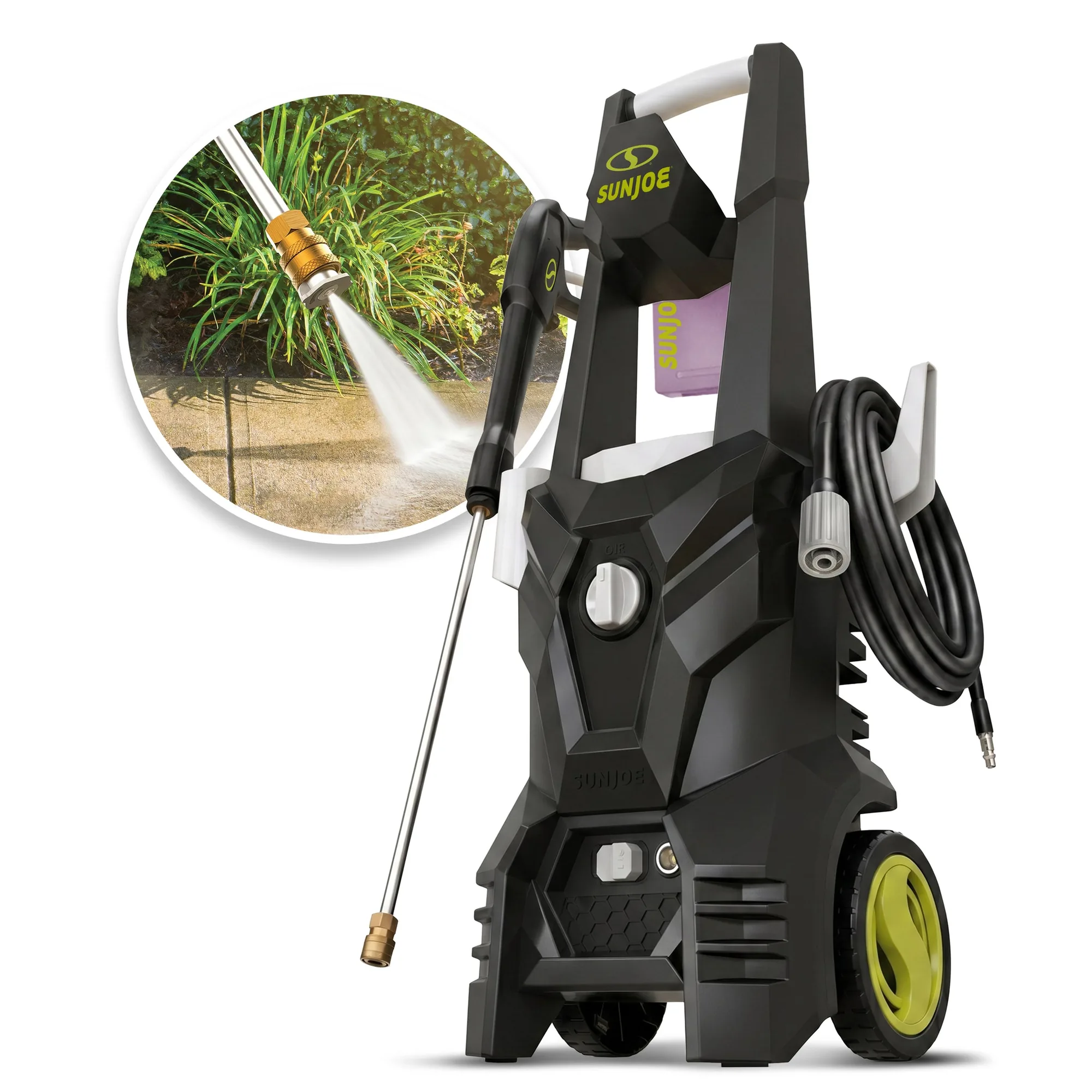 Restored Sun Joe 1800 PSI Max All-Purpose Electric Pressure Washer | 13-Amp | 4 Nozzles | Foamer Cannon (Refurbished)