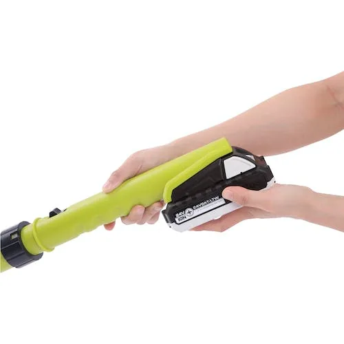 Restored Sun Joe 24V-PWSCRB-LTW | 24V Cordless Indoor/Outdoor 1000-OPM Oscillating Scrubber | 4 Attachments & Battery + Charger (Refurbished)