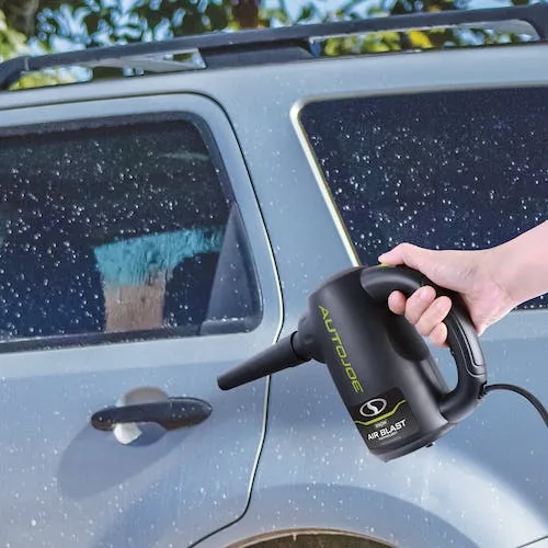 Restored Auto Joe ATJ-ABD1 550-Watt Air Blasting Water Dryer | w/ 10-Ft AC Cord, Storage Bag, & 9 Nozzle Attachments for additional cleaning and Air Inflation (Refurbished)