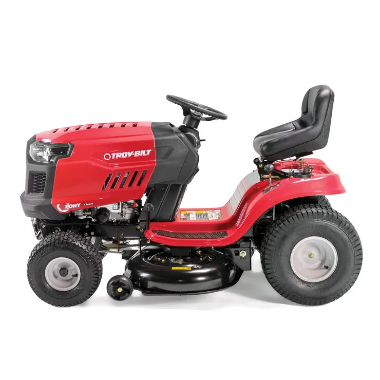 Troy-Bilt Pony 42 Riding Lawn Mower | 42" Side-Discharge | 547cc Troy-Bilt Engine | 7-Speed Shift On The Go Transmission