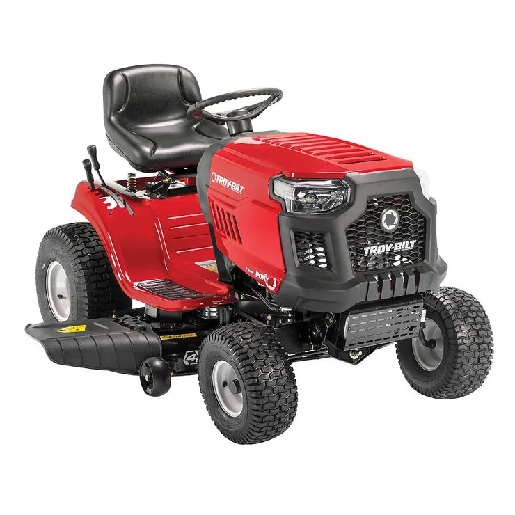 Troy-Bilt Pony 42 Riding Lawn Mower | 42" Side-Discharge | 547cc Troy-Bilt Engine | 7-Speed Shift On The Go Transmission