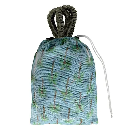 Bliss Hammocks BH-406WCA Mesh Hammock in a Bag | With Hanging Rope Kit | 55-in. Wide | UV-Resistant | 350 Lb. Capacity