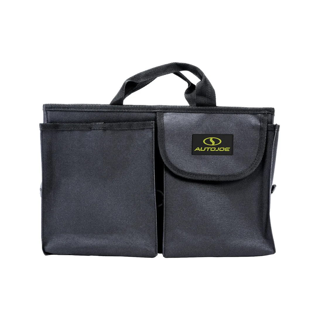 Auto Joe ATJ-CTSO-BLK | Collapsible Auto Storage Organizer | w/ Anchor Straps and Toggle Fasteners for Hold Security | Adjustable Strap | Rip Resistant