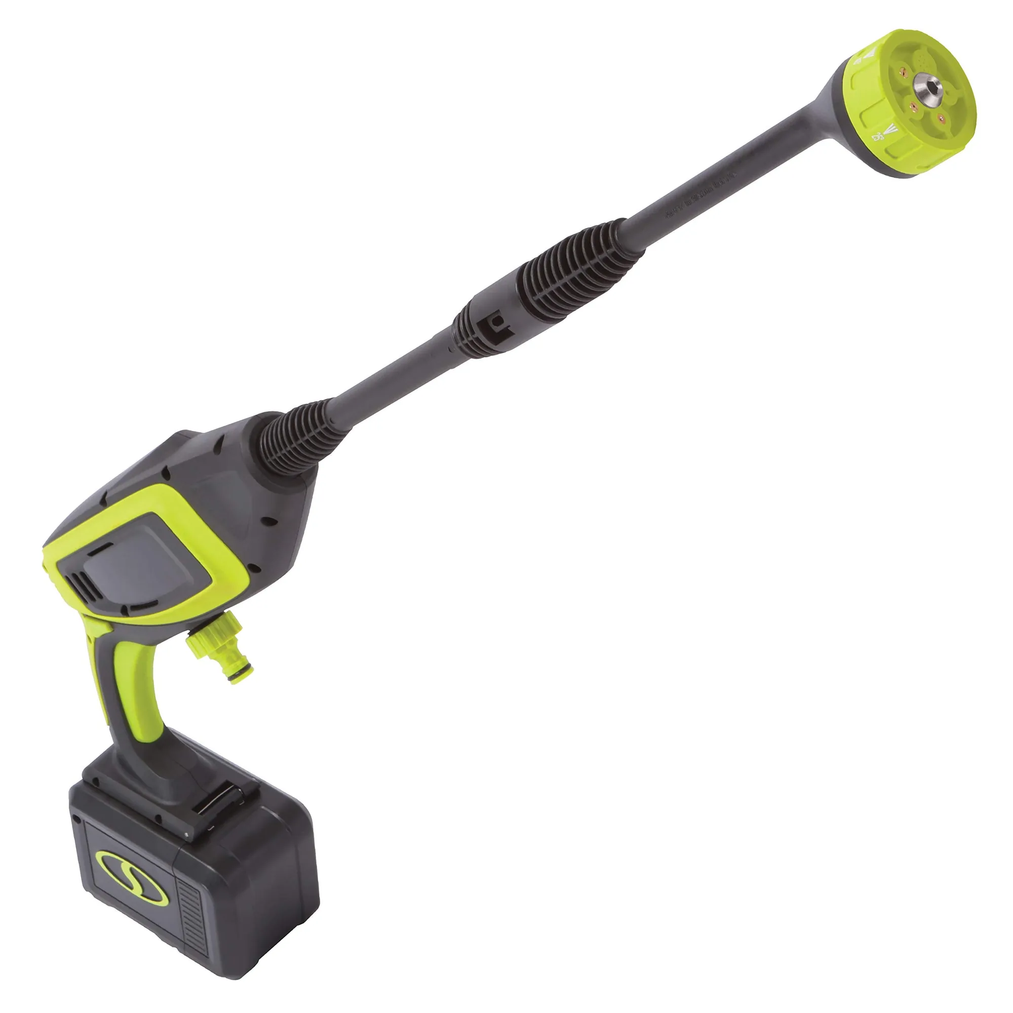Restored Sun Joe 24V-PP350-BDL iON+ Cordless 2.0-Ah 350-PSI 0.6-GPM Power Cleaner Bundle, Black (Refurbished)