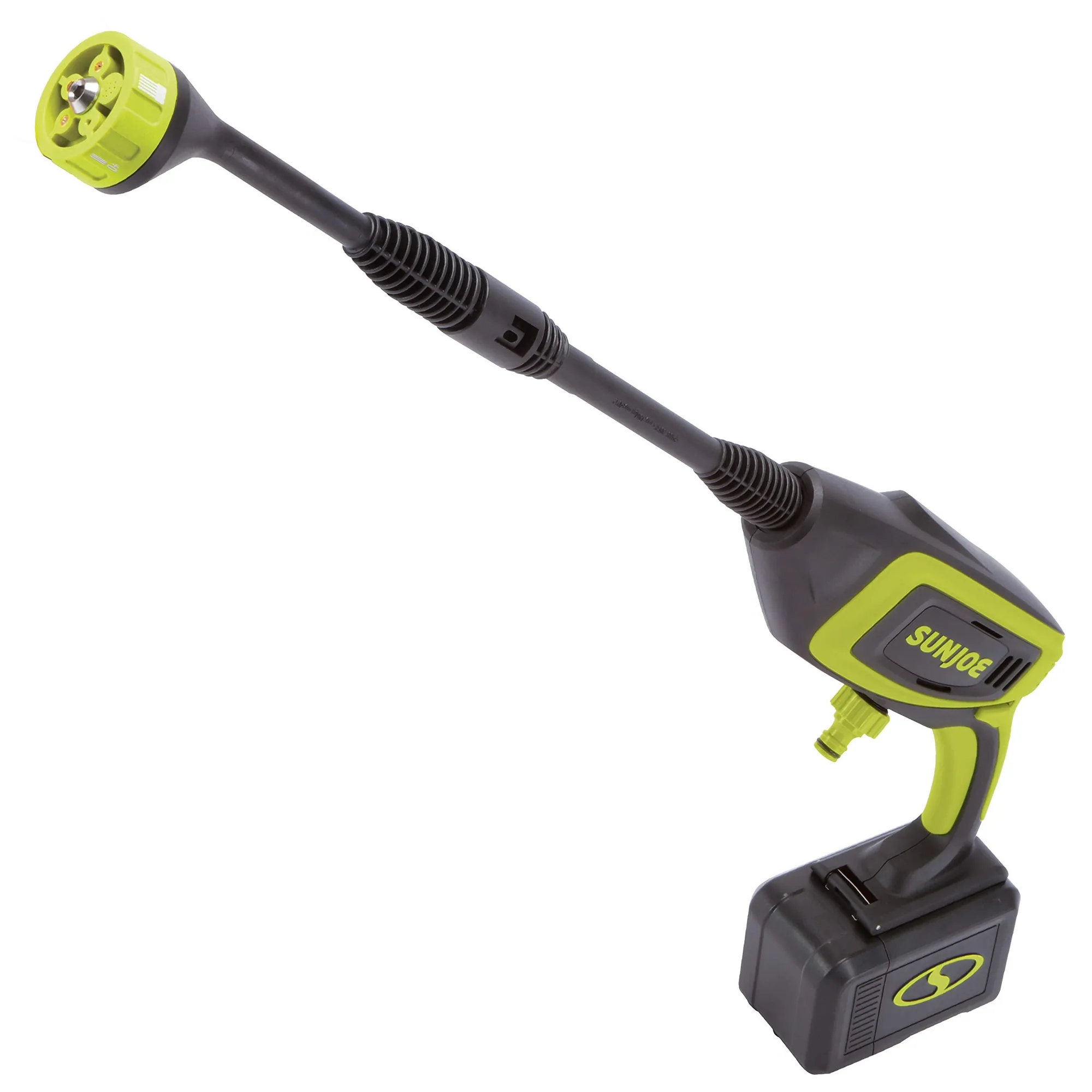 Restored Sun Joe 24V-PP350-BDL iON+ Cordless 2.0-Ah 350-PSI 0.6-GPM Power Cleaner Bundle, Black (Refurbished)