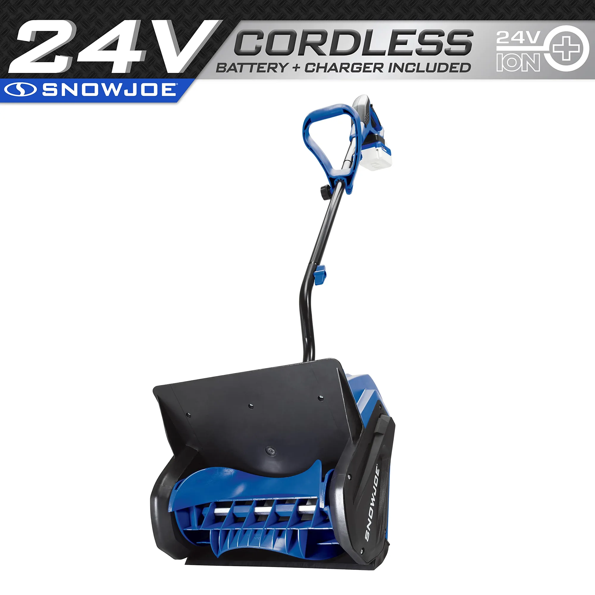 Restored Snow Joe 24V-SS13 | 24V iON+ 13in 4-Ah Cordless Snow Shovel Kit (w/4-Ah Battery + Quick Charger) (Refurbished)