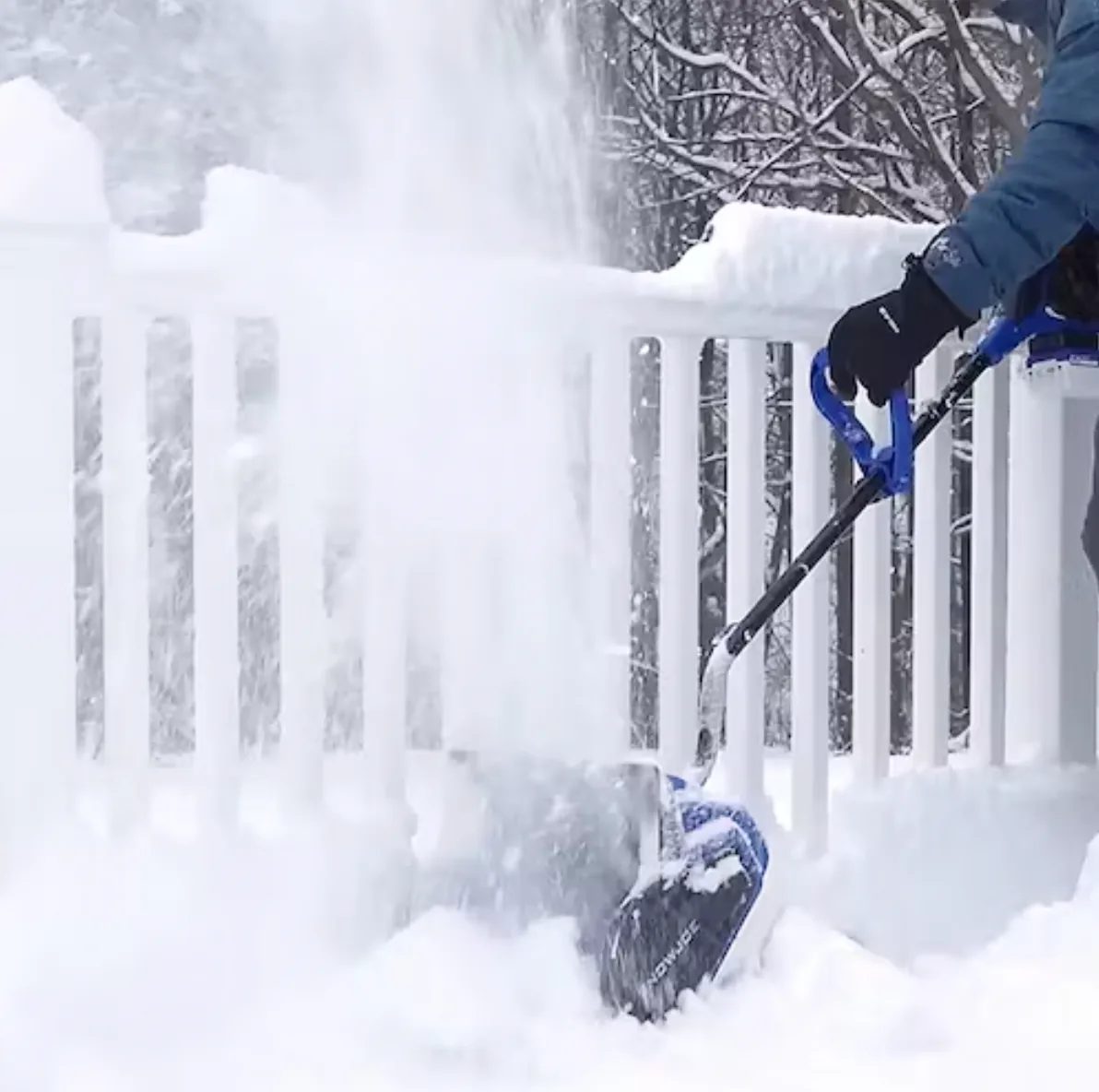 Restored Snow Joe 24V-SS13-TV1 Bundle | 13" Cordless Snow Shovel | 4-Ah Battery | Quick Charger | Cover + Ice Dozer Included (Refurbished)