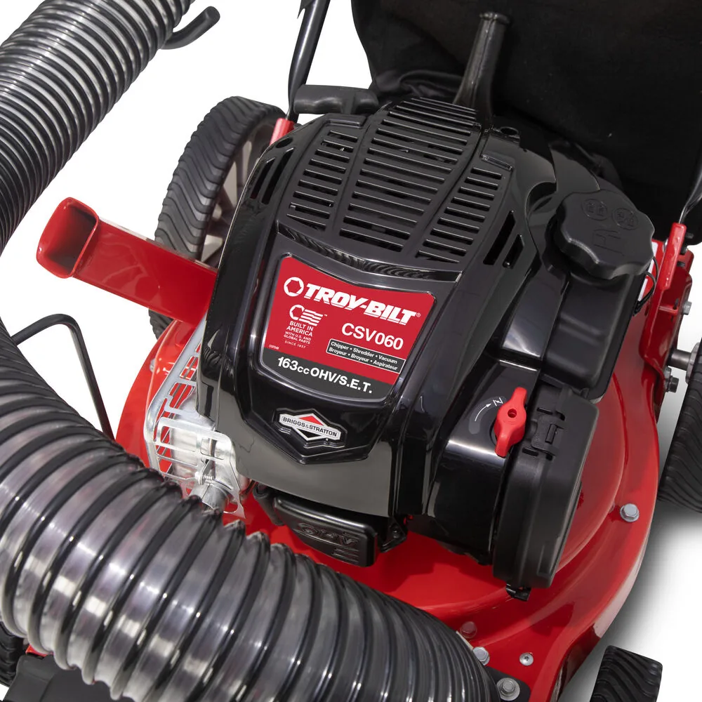 Troy-Bilt CSV060 Chipper Shredder Vacuum | 163cc Briggs & Stratton Engine (Open Box)