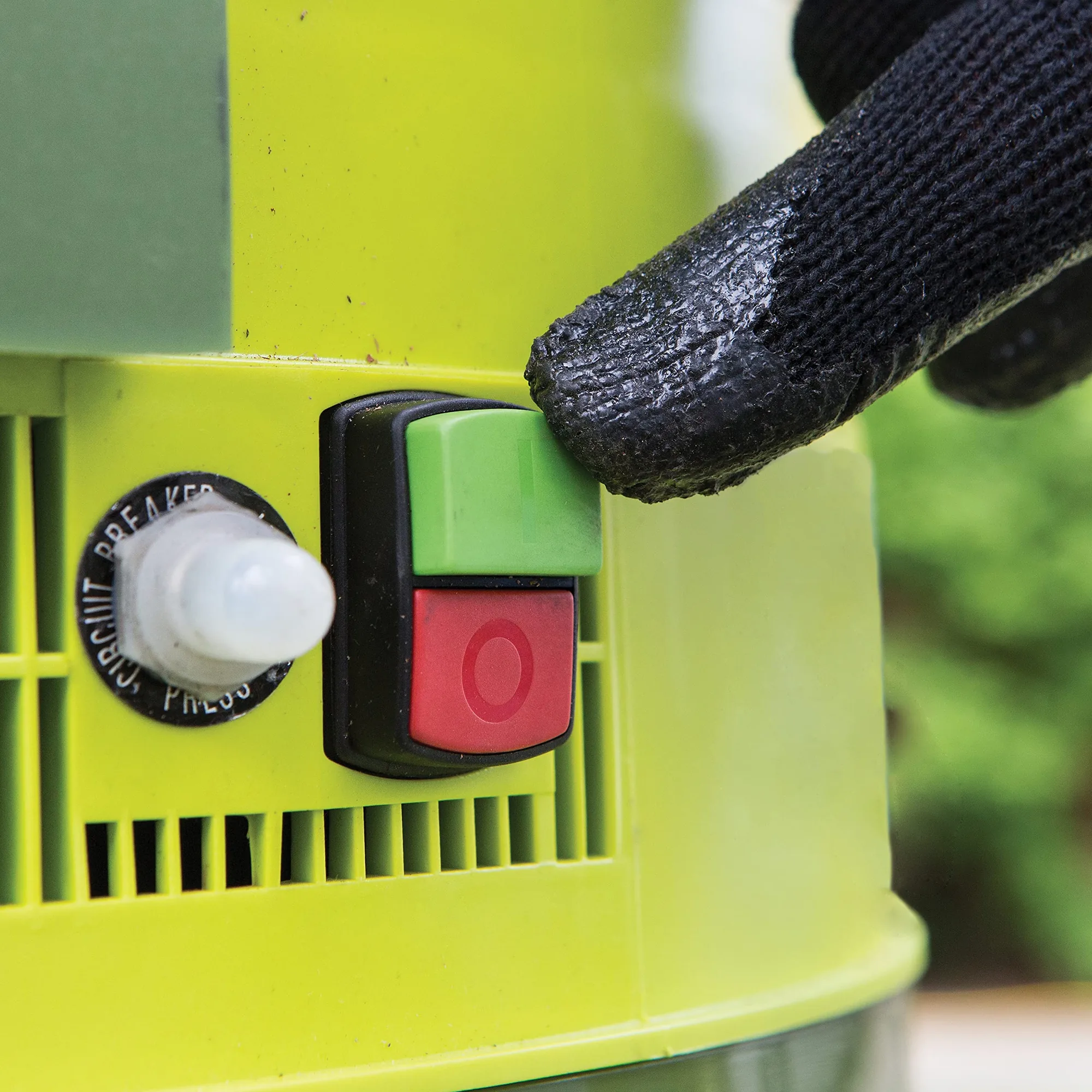 Restored Sun Joe SDJ616 | Electric Leaf Mulcher/Shredder | 13-Amp | 16:1 Reduction Ratio | 8,000-RPM | Mulch up to 55-Gallons per Minute | Adjustable Control Dial | Green (Refurbished)