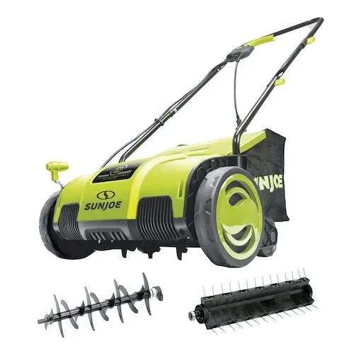 Restored Sun Joe AJ798E-RM Electric Lawn Dethatcher | 13 inch | 12 Amp | AirBoost Technology (Refurbished)