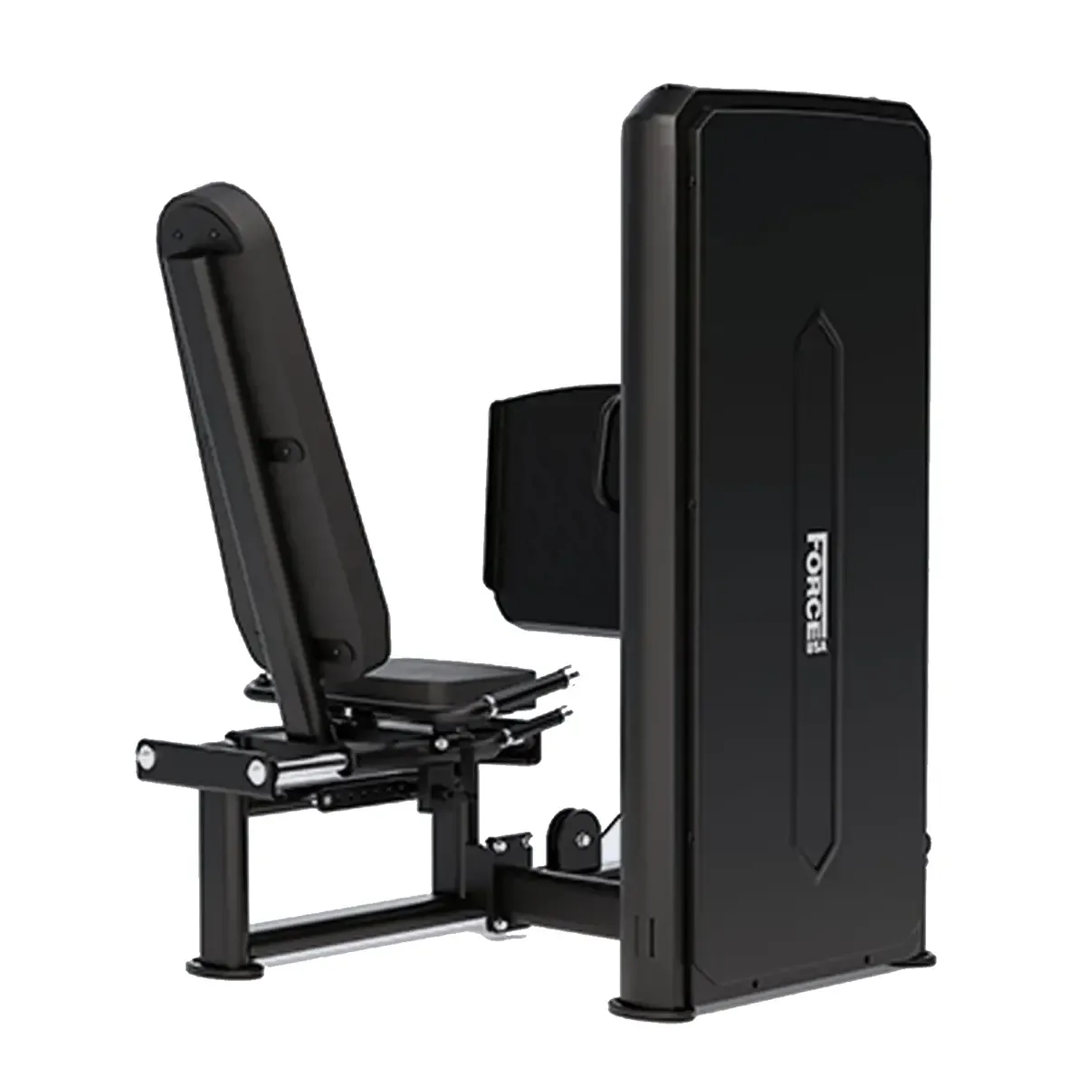 Force USA Selectorized lower body strength machine with ergonomic seat pad