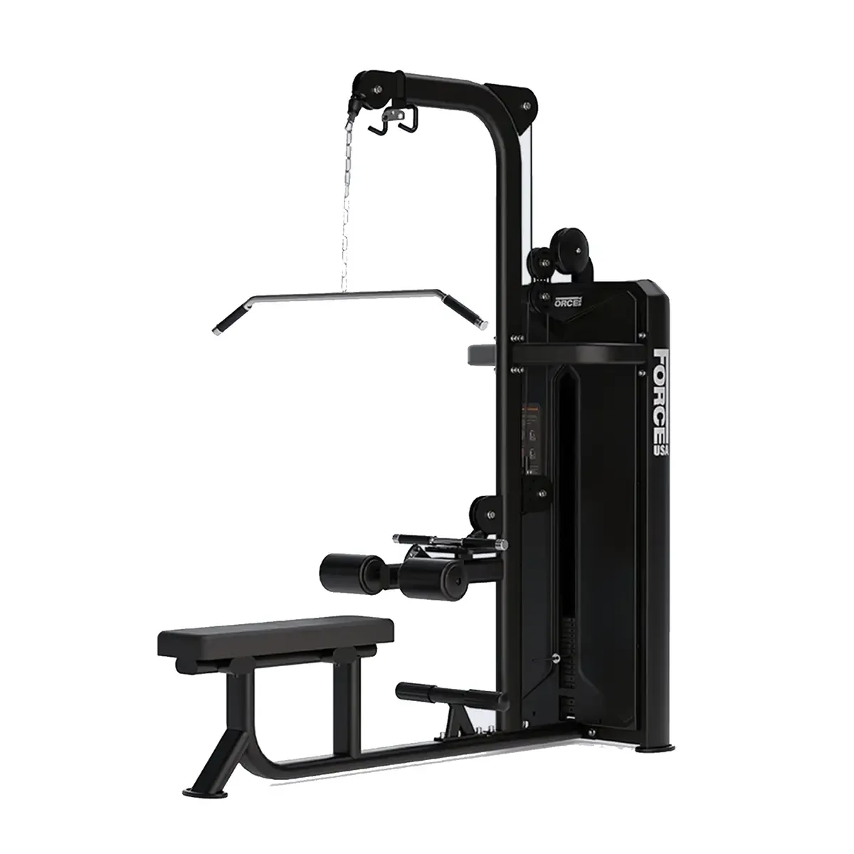 Force USA Dual-function lat pulldown and seated row machine for back training
