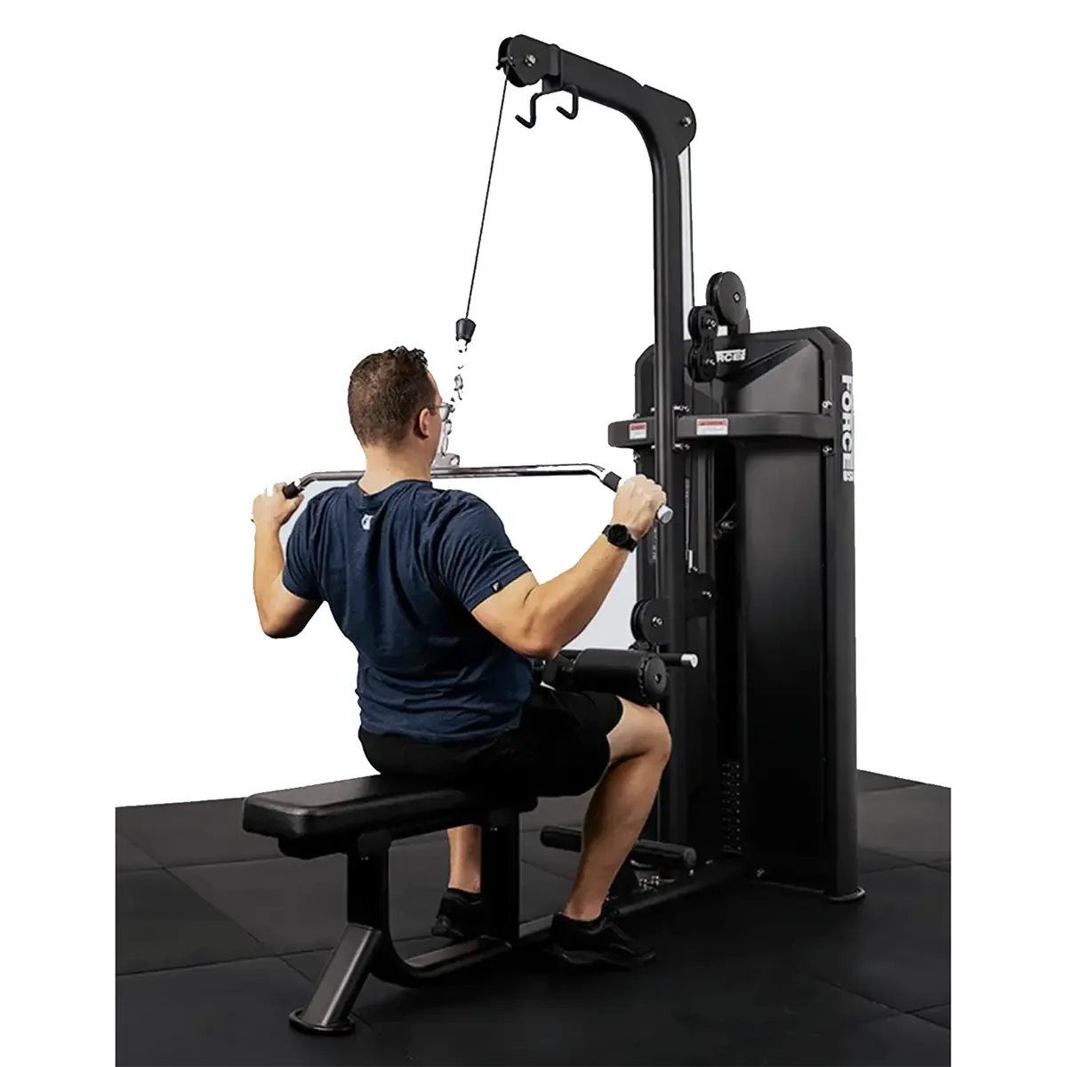Force USA Pin-loaded back machine with adjustable knee holder and multi-grip handles