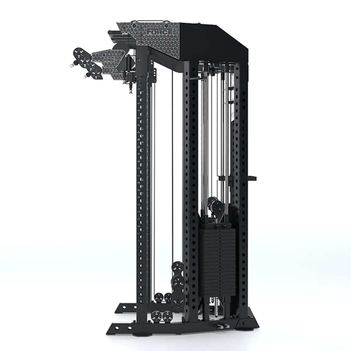 Force USA Functional Trainer Rack with dual weight stacks and half rack