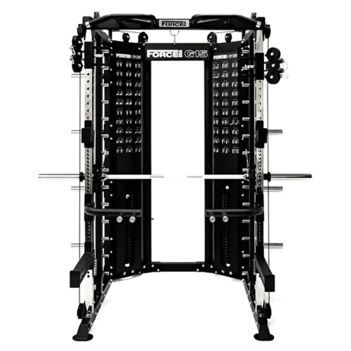 Force USA G15 Pro trainer with dual weight stacks and Smith machine