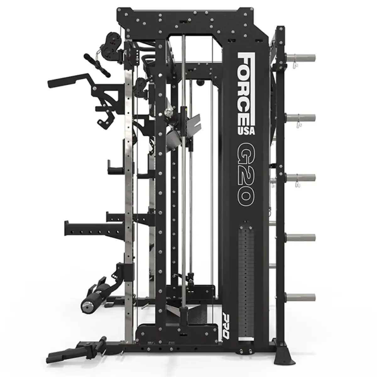 Force USA G20 Pro trainer with dual weight stacks and Smith machine