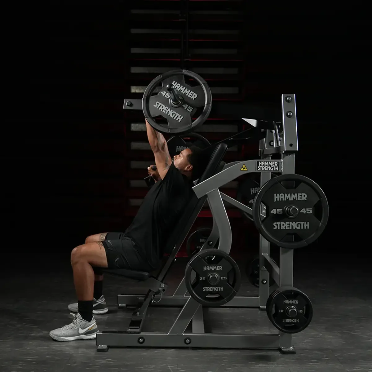 Hammer Strength Iso-lateral super incline press with ergonomic handles
