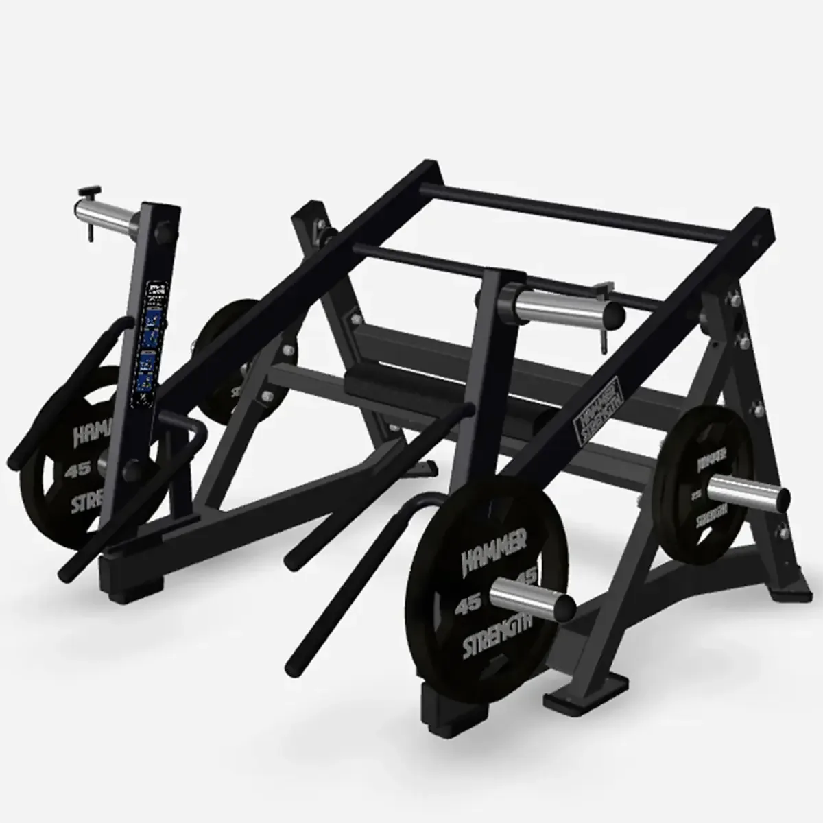 Hammer Strength Ground Base Multi-Squat with open floor design
