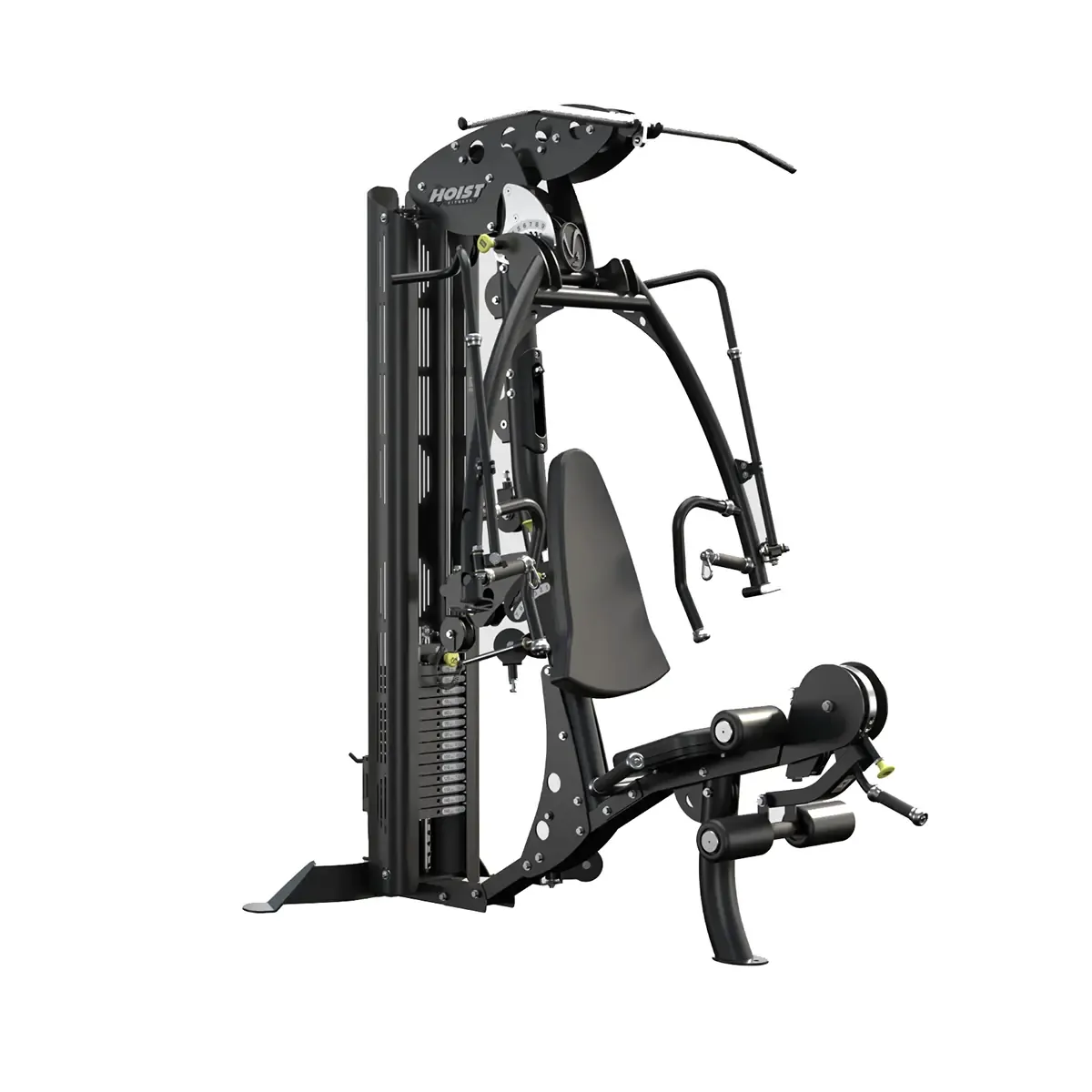 Hoist V4 Elite Home Gym with adjustable press arm and leg station